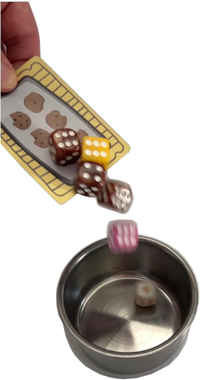 Lethal Chicken Games Dice Batter – Fun Dice Game for Kids and Families | Fast-Paced for 2-4 Players | Party Classroom or Travel Game for Ages 8-12 & Adults | Food-Themed Board Game