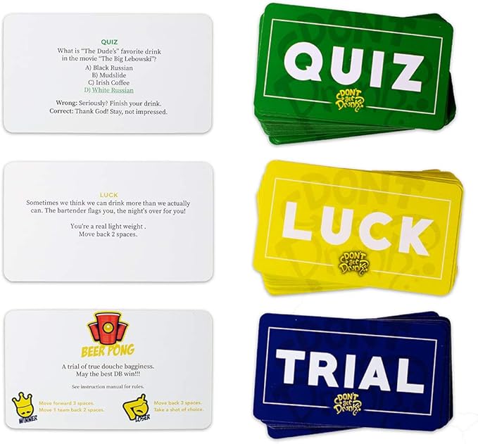 The Ultimate Party Board Game – Combines Classic Games Like Pong, Flip Cup, Kings Cup & More with Fun Categories Like Dare, Quiz, Luck, and Challenge (First Edition)