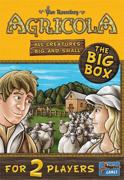 Agricola All Creatures Big and Small The Big Box | Farming Game | Strategy Game for Adults and Kids | Family Board Game | Ages 10+ | 2 Players | Average Playtime 30 Minutes | Made by Lookout Games