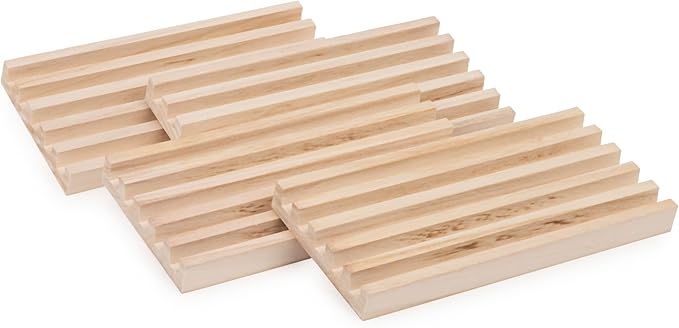 Spin Master Games, Wooden Domino Racks, Set of 4 Trays for Mexican Train Dominoes, Dominoes Games, Classic Game, Kids Game, Adults & Kids Ages 8+