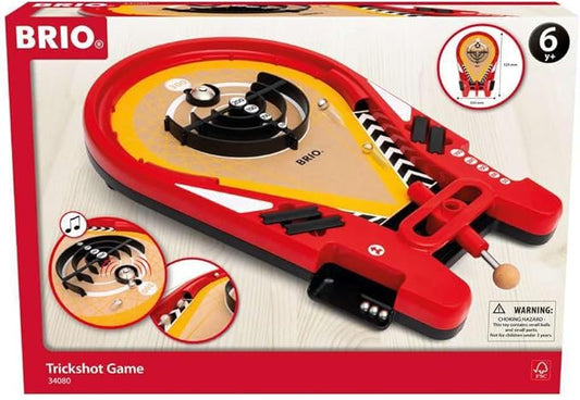 BRIO 34080 Trickshot Game | Classic Pinball Game for Ages 6+