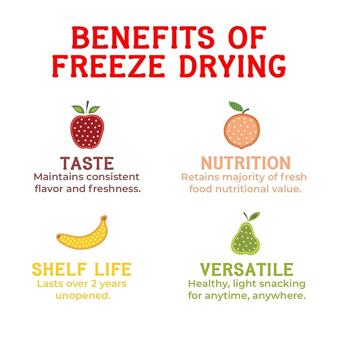 Nature’s Turn Freeze-Dried Fruit Snacks, Snack Size Variety, Pack of 30 (0.35 oz Each)