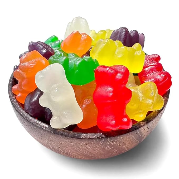 NY Spice Shop Assorted Sugar Free Gummy Bears Bulk - 1 Pound Gummies Bears Candy - Gummies Fruit Snacks - Chewy Candy - Flavor Gummy Candies - Gummi Bears Gift For All Occasions
