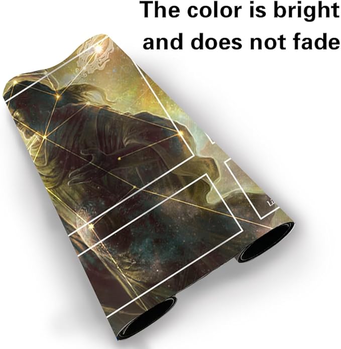 Board Game MTG Playmat Games Size 60X35 cm CCG Compatible for TCG RPG CCG Play mats (HELIOD, Sun-Crowned-Zone)