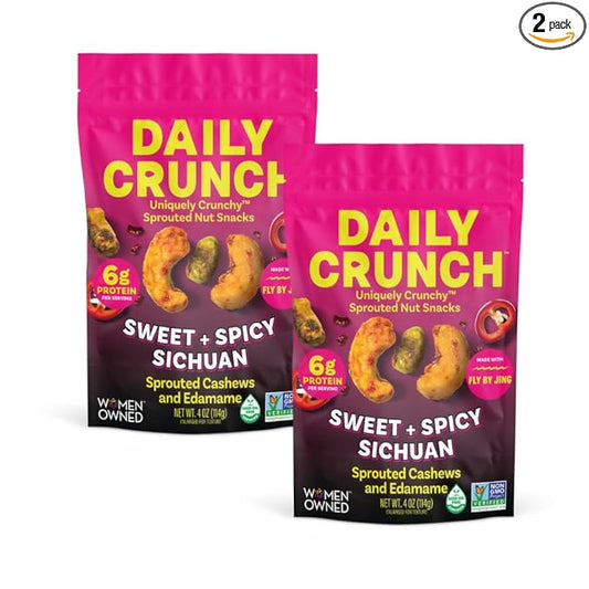Daily Crunch, Zero Seed Oils, Gluten Free, (2 Pack, Sichuan)