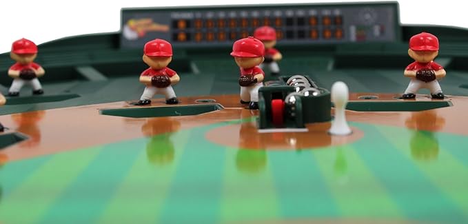 Game Zone Super Stadium Baseball Game - Realistic Tabletop Baseball Game for 2 Players Ages 6+