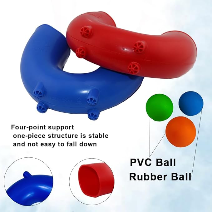 Boatman Throwing Skill Game Set with 3 Balls,Gifts for Teens and Adults Indoor & Outdoor Games, Fun Party Supplies, Cultivating Hands-on and Juggling Skills (Blue)