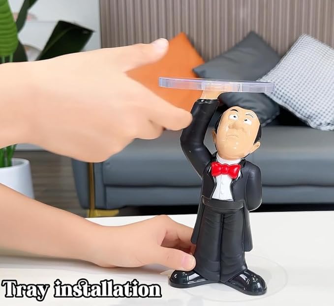 Wobbly Waiter Balance Game,Martini Glasses Stacking Game,2-4 Players Fun Family Party Topple Game,Suitable for Kids and Adults