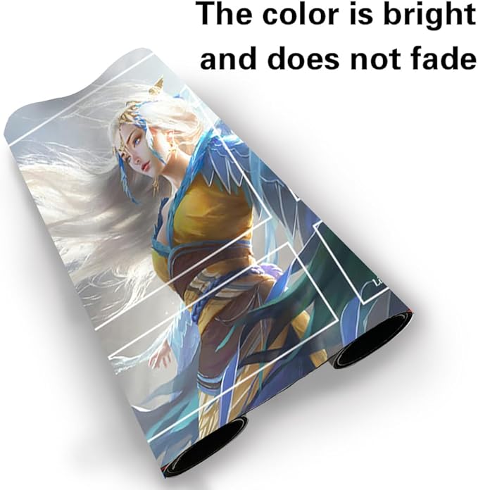 Board Game MTG Playmat Games Size 60X35 cm CCG Compatible for TCG RPG CCG Play mats (MU YANLING, Sky Dancer-Zone)