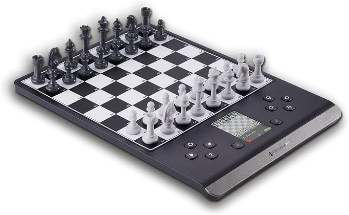 Millennium Electronic Chess Board Set - Beginner to Advanced Players - Interactive Strategy & Learning - Magnetic Pieces - 1-2 Player - Smart AI Chess Board - LCD Display