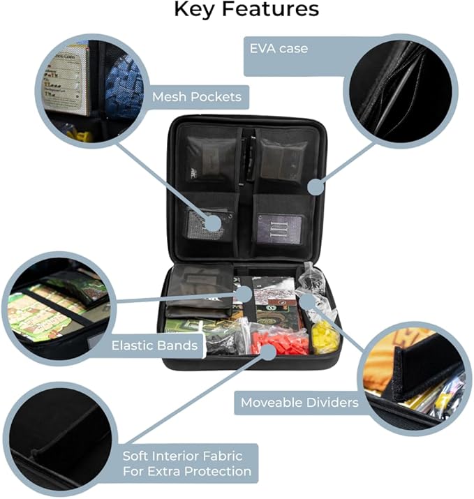 Explorer Series Board Game Bag for Organization, Travel, and Board Game Storage: The Skipper