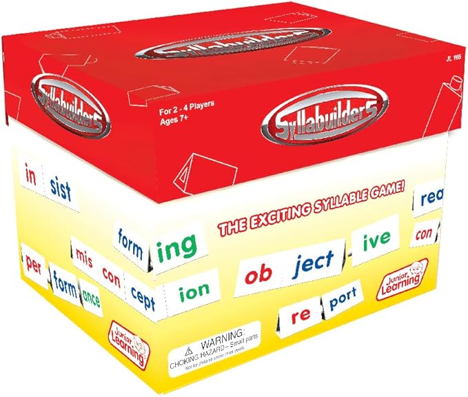 Junior Learning Syllabuilders Board Games, Multi Medium