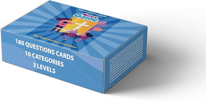 Fun Bible Trivia Challenge Came for Families, Fellowships and Bible Study - a Great Christian Gift to Master Bible