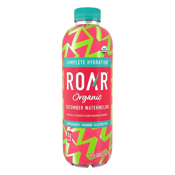 ROAR Complete Hydration Organic Variety Pack - Electrolyte Drinks Loaded with Vitamins C, B5, B12 - Hydrating Beverage Non-GMO, Gluten-Free - 12 pc