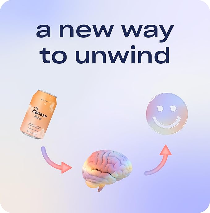 Recess Mood Magnesium Supplement Drink Calming Beverage, 12 Ounce (Variety Pack, 12 Pack) *Original Flavors*