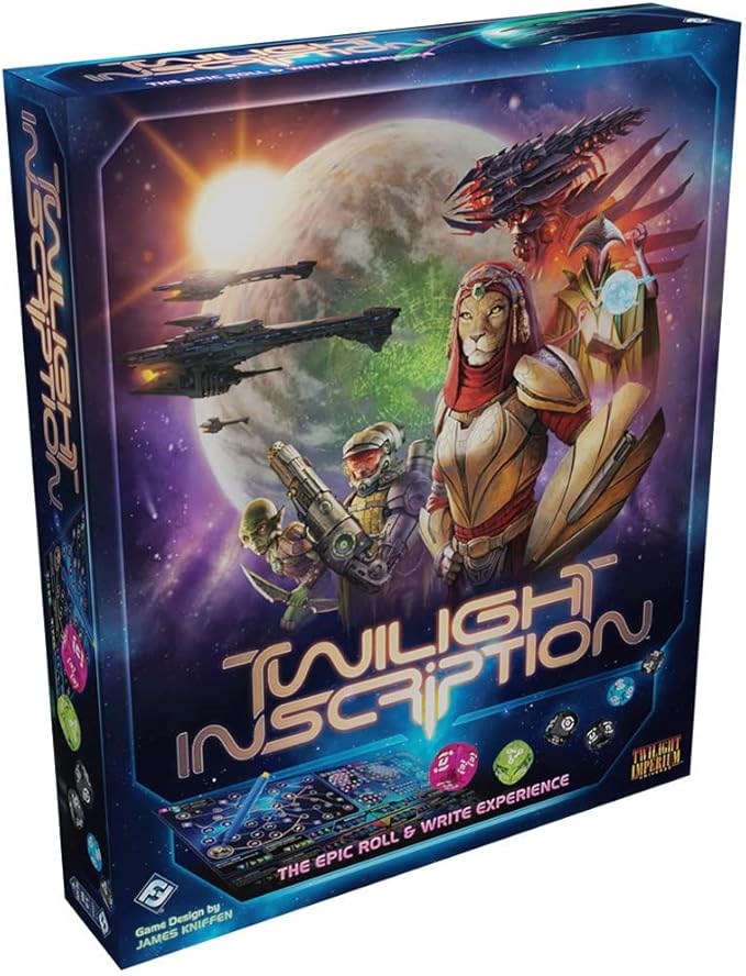 Twilight Inscription Board Game | Sci-Fi Strategy | Twilight Imperium Adventure for Adults and Teens | Ages 14+ | 1-8 Players | Average Playtime 90-120 Minutes | Made by Fantasy Flight Games