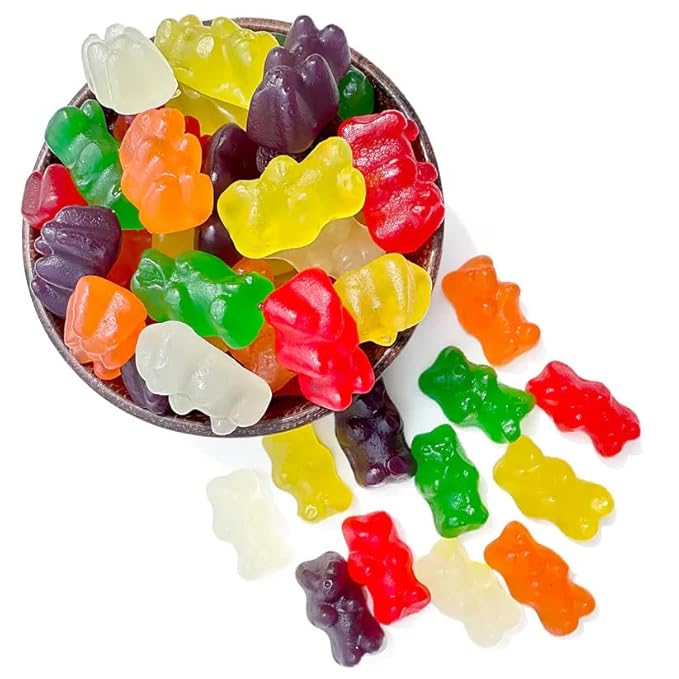NY Spice Shop Assorted Sugar Free Gummy Bears Bulk - 1 Pound Gummies Bears Candy - Gummies Fruit Snacks - Chewy Candy - Flavor Gummy Candies - Gummi Bears Gift For All Occasions