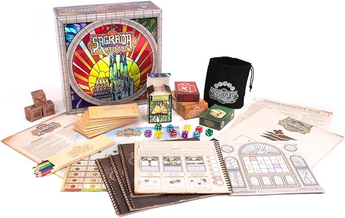 Sagrada Artisans - A Strategy Game Based on The Award-Winning Board Game, Sagrada! | Family Board Game for Kids & Adults | Ages 10 and Up | for 2 to 4 Players | Easy to Learn (Standard Edition)