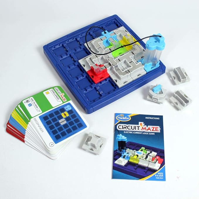 ThinkFun Circuit Maze Game - Brain-Boosting STEM Toy | Teaches Circuitry Through Engaging Gameplay | Toy of The Year Finalist | Ideal for Boys and Girls Age 8 and Up