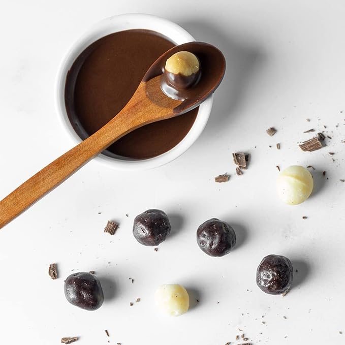 House of Macadamias Premium Dipped Macadamia Nuts, Chocolate, Plant Based, Keto, Low Carb, Vegan, Paleo, Sugar Free, Dairy Free, Gluten-Free, Preservative Free, 12 x 1.41oz