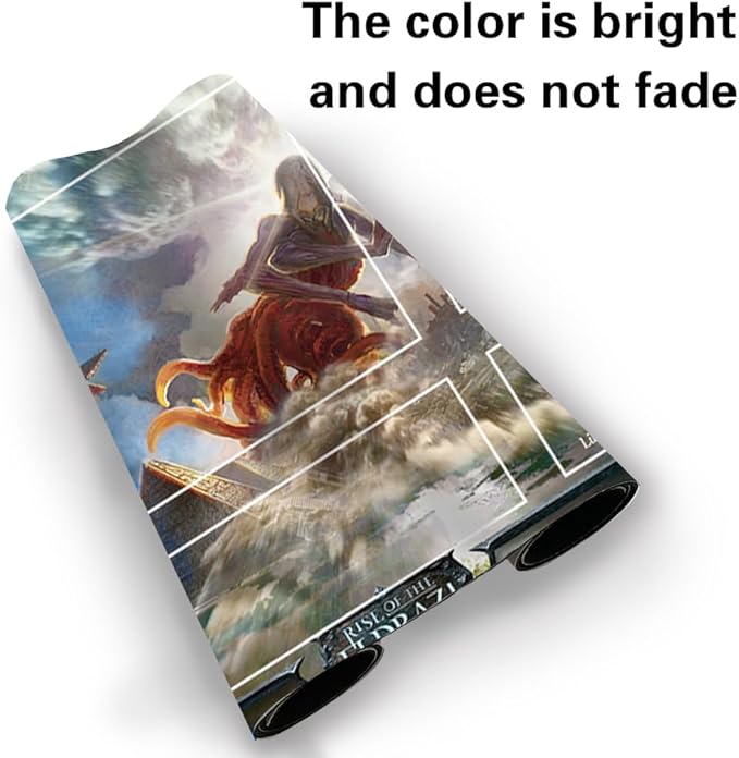 Board Game MTG Playmat Games Size 60X35 cm CCG Compatible for TCG RPG CCG Play mats (All is Dust-Zone)