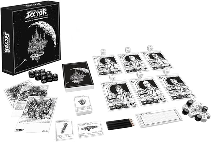 Escape The Dark Sector Board Game - Sci-Fi Adventure, Cooperative Gameplay, Strategy Game for Teens and Adults, Ages 14+, 1-4 Players, 45 Minute Playtime, Made