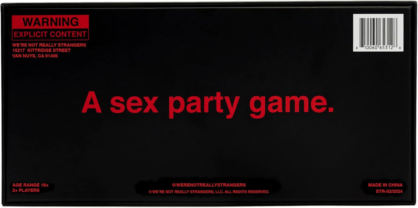 WE'RE NOT REALLY STRANGERS Adult Edition Card Game for Adults & Friends - 300 Conversation Cards for Memorable Game Nights, Parties, & Bachelorette Parties, 18+, 2-6 Players