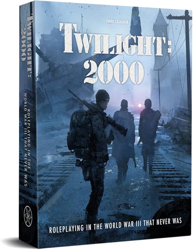 Free League Publishing Twilight: 2000 RPG Core Boxed Set, Alternate History Roleplaying Game, Adults, Teens Ages 16+