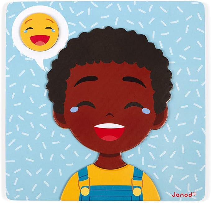 Janod Emotions Magnetic Game - 48 Pieces - Ages 2+ - J08038