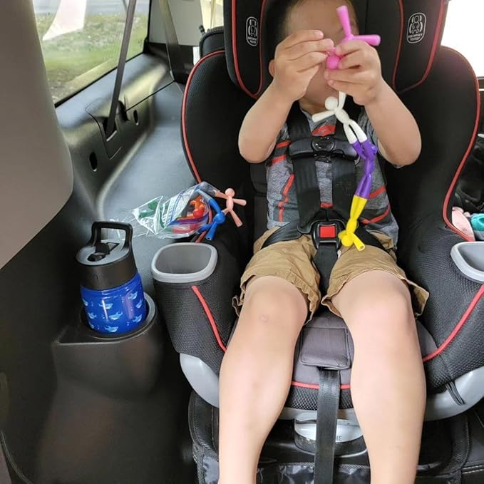 MAGMEN Upgraded Strenght Magnetic Travel Toys for Toddler, Stretchy Magnetic Fun (Ages 3+) Pack of 10 Solid