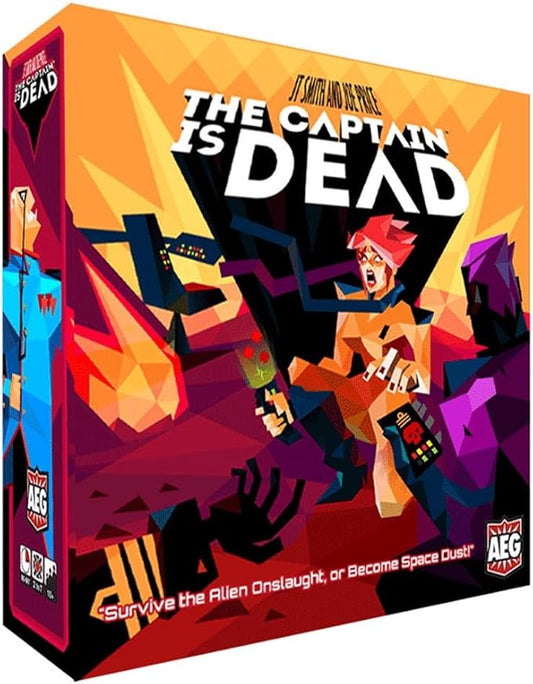 AEG The Captain is Dead | Save Your Starship, Fight The Aliens | Cooperative Science Fiction Strategy Survival Board Game | 1-7 Players | Ages 10+