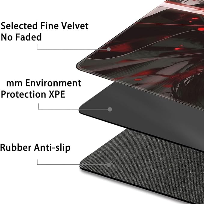 Board Game for TCG Playmat Table Mats Games Size 60X35 cm Mousepad Compatible for MTG RPG CCG Trading Card Game Play mats with 6 Dice (Playmat 133)