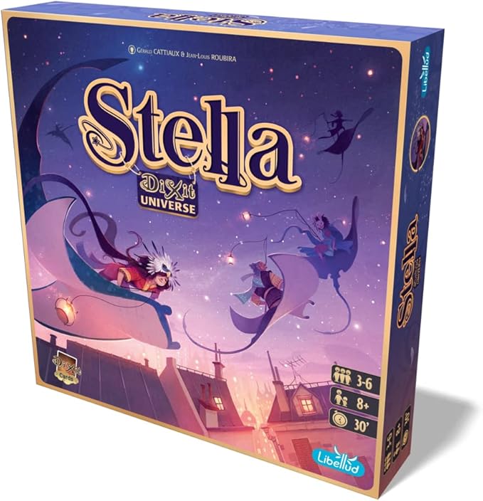 Stella: Dixit Universe Board Game - Competitive Sky Exploration Image Association Game, Strategic Guessing, Fun Family Game for Kids and Adults, Ages 8+, 3-6 Players, 30 Min Playtime, Made by Libellud