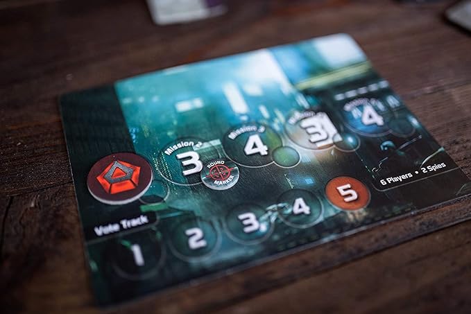 The Resistance Card Game - Social Deduction, Strategy, Bluffing, Negotiation, and Deception for Teens and Adults - Party Game for 5-10 Players Ages 13+ in 30 Minute Rounds by Indie Boards & Cards