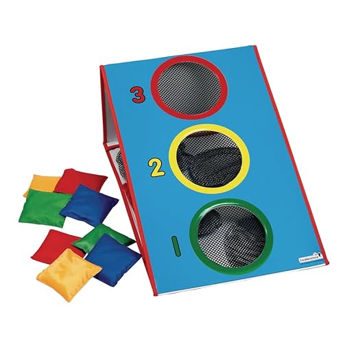 Excellerations One, Two, Three Beanbag Toss Game for Learning and Games! 27.5 inches in Length Preschool Educational Kids Toy