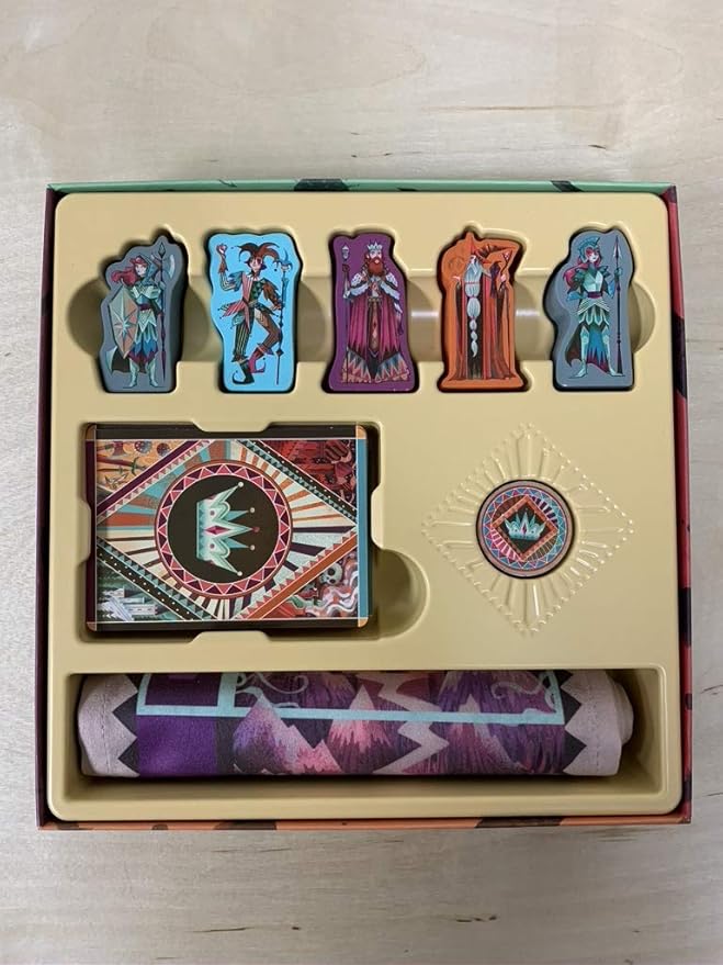 IELLO: Royal Visit, Strategy Board Game, Bring The King to Your Castle, Become a Legend in The Valley, Made for 2 Players, for Ages 8 and Up