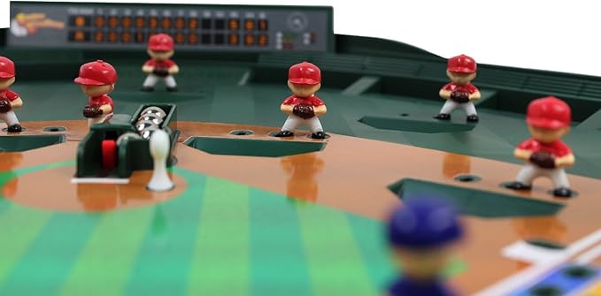 Game Zone Super Stadium Baseball Game - Realistic Tabletop Baseball Game for 2 Players Ages 6+