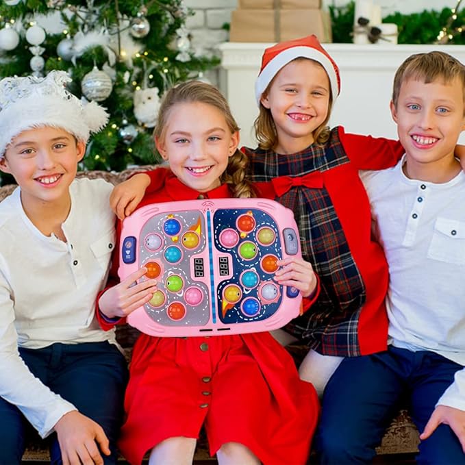 Hammer Mole Game,Toys for 3-12 Year Old Boys and Girls,Whack Game Toy for Toddlers,Birthday Gifts for 3 4 5 6 7 8+ Girls Kids,Interactive Educational Toys with Sound and Light,PK Mode with 2 Hammers