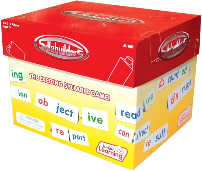 Junior Learning Syllabuilders Board Games, Multi Medium