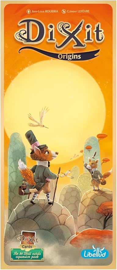 Dixit Origins Board Game EXPANSION - Unleash Imagination with 84 New Enigmatic Cards! Creative Storytelling Game, Family Game for Kids & Adults, Ages 8+, 3-6 Players, 30 Min Playtime, Made by Libellud