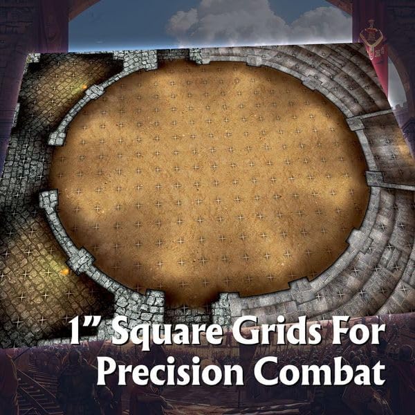 Arcknight The Extras Pack Roleplaying Battlemaps; 16 Modular RPG Maps in 8 Double-Sided Pages, 1" Square Grid, Modular & Versatile Design for Tabletop Gaming - for Dungeons & Dragons & Pathfinder