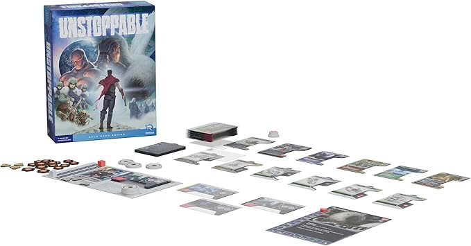Renegade Games Studios: Unstoppable - A Solo Hero Series Card Crafting Game by John D. Clair, Roguelike Momentum Deckbuilder, Ages 14+, 1-2 Players