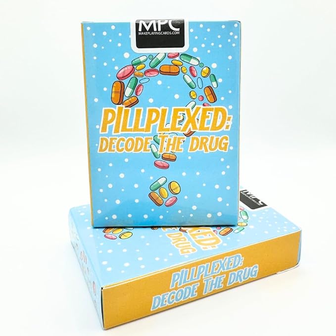 Pillplexed: Decode The Drug - Pharmacy Trivia Game & Gift | Fun & Educational Drug Knowledge Challenge for Students, Professionals, and Healthcare Enthusiasts | Top 300 Medications Game