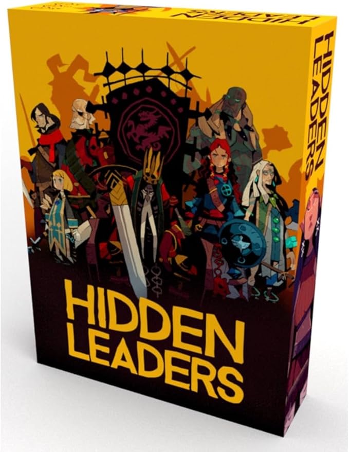 Hidden Leaders Board Game - Deduction and Strategy Game, Fantasy Game for Kids and Adults, Ages 10+, 2-6 Players, 20-40 Minute Playtime, Made by
