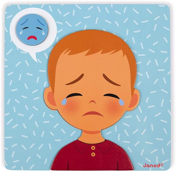 Janod Emotions Magnetic Game - 48 Pieces - Ages 2+ - J08038