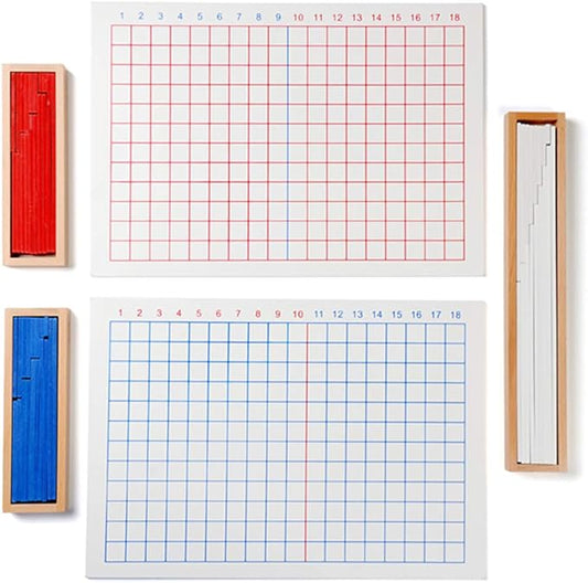 Kghios Montessori Addition and Subtraction Board Montessori Math Toys Material for Toddlers Kids,Addition & Subtraction Board