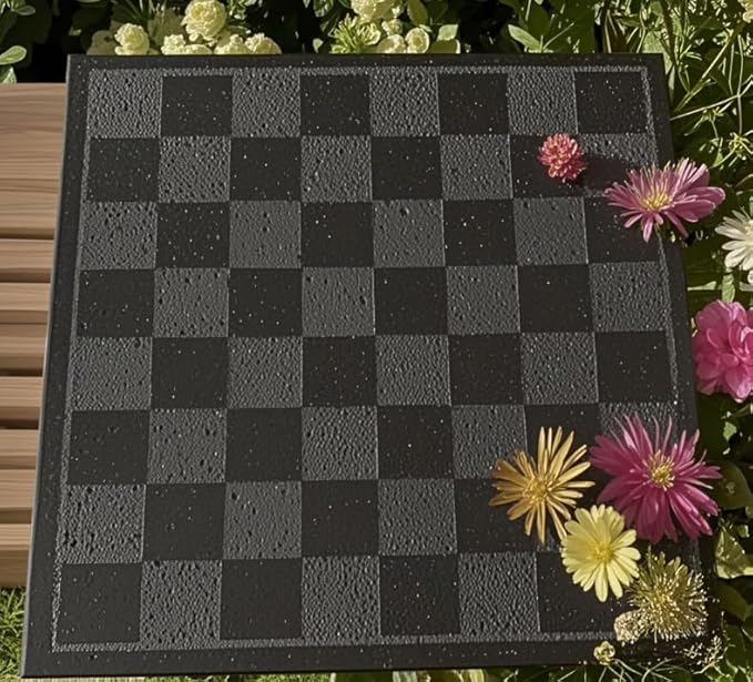 Natural Marble-Table-Tops,Marble Tray, 16×16 Inch Volcanic Stone Christmas Coffee Side Table top. Easy to Clean and Sturdy.Volcanic Rocks Have Some dehumidifying Effect