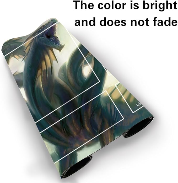 Board Game MTG Playmat Games Size 60X35 cm CCG Compatible for TCG RPG CCG Play mats (PROGENITUS(1)-Zone)