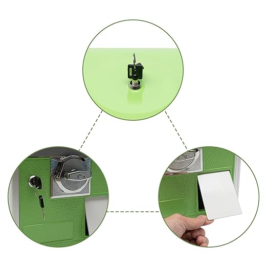 Vending Machine,Commercial Gumball Machine,Capsule Vending Machine for Business,Candy Vending Machine for Selling Capsule Toys Candies,1.77-1.97Inch Ball Diameter (Green)