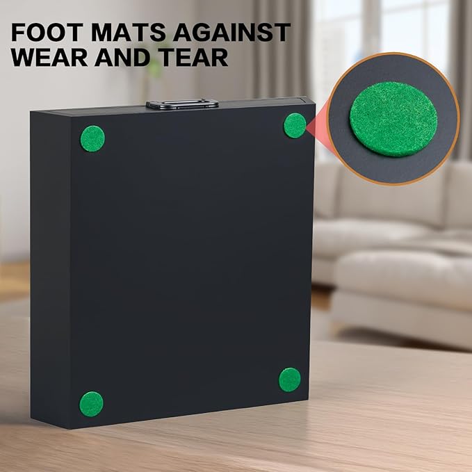 Unique Wooden Chess Set for Kids Adults, 12.5 Inch Chess Board Game with 2 Built-in Storage Drawers, Handmade Chess Pieces, 2 Extra Queens-Chess Table for Beginner/Home Decor